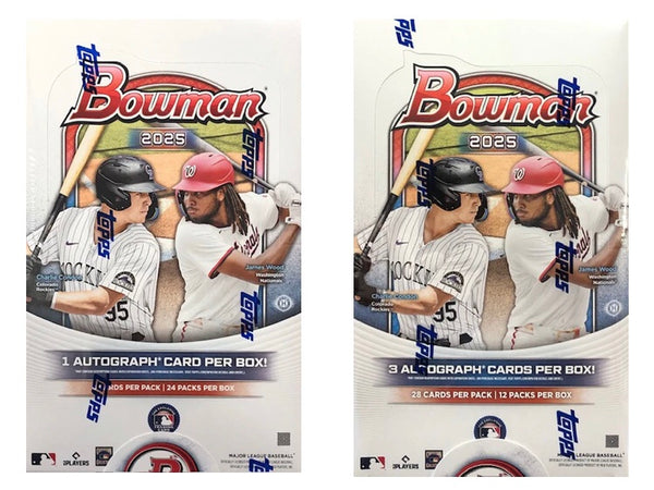 2025 Bowman Baseball Hobby Box & Jumbo Hobby Box COMBO