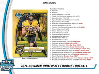 2024 Bowman Chrome University Football Hobby Box