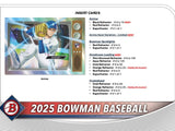 2025 Bowman Baseball Hobby Box & Jumbo Hobby Box COMBO