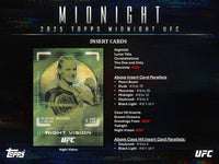 2025 Topps UFC Midnight Hobby Box