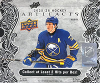 2025-26 Upper Deck Artifacts Hockey Hobby Box (Call 708-371-2250 For Pricing & Availability)