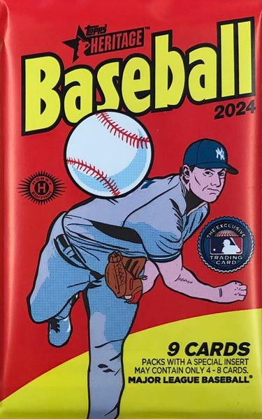 2024 Topps Heritage Baseball Hobby Pack