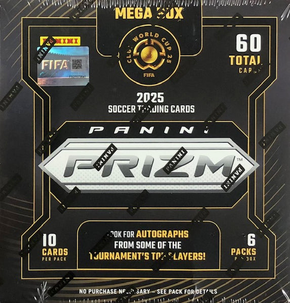2025 Panini Prizm FIFA Club World Cup Soccer Mega Box