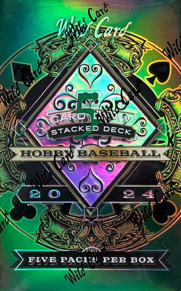2024 Wild Card 5 Card Draw Stacked Deck Baseball Box