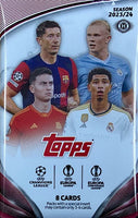 2023-24 Topps UEFA Club Competitions Soccer Hobby Pack