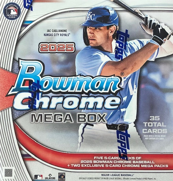 2025 Bowman Chrome Baseball Mega Box