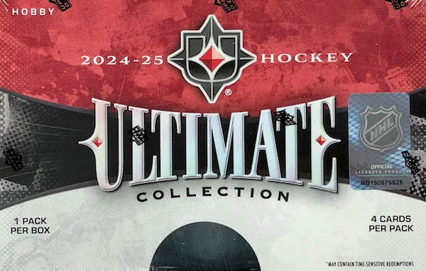 2024/25 Upper Deck Ultimate Collection Hockey Hobby Box (Call 708-371-2250 For Pricing & Availability)