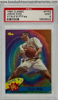 1994 Classic Jason Kidd Dick Vitale's PTP'ers Card Graded PSA MINT 9