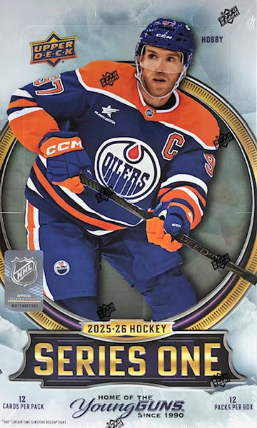 2025-26 Upper Deck Series 1 Hockey Hobby Box (Call 708-371-2250 For Pricing & Availability)