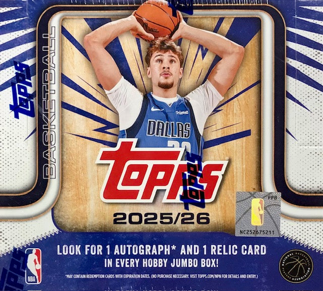 2025-26 Topps Basketball Jumbo Box – Baseball Dreams & Memories
