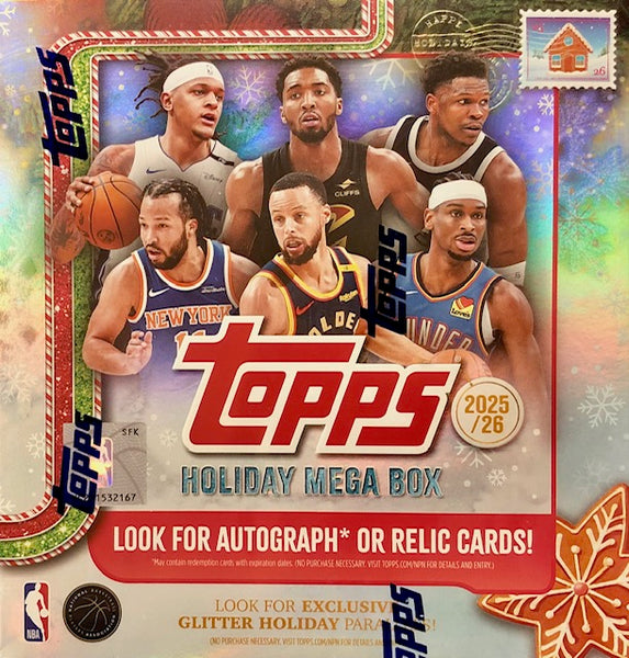2025-26 Topps Holiday Basketball Mega Box