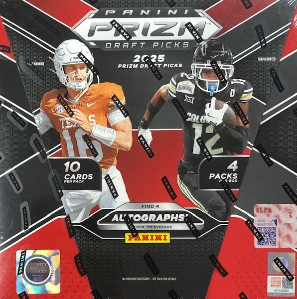 2025 Panini Prizm Collegiate Draft Football Hobby Box