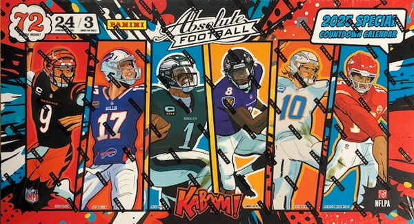 2025 Panini Absolute Football KABOOM! Countdown Calendar