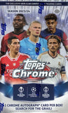 2023-24 Topps Chrome UEFA Club Competitions Soccer Hobby Box