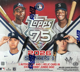 2026 Topps Series 1 Baseball Jumbo Hobby Box