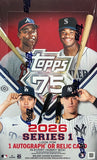 2026 Topps Series 1 Baseball Hobby Box