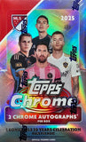 2025 Topps MLS Chrome Soccer Hobby Box