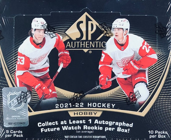 2021-22 Upper Deck SP Authentic Hockey Hobby Box