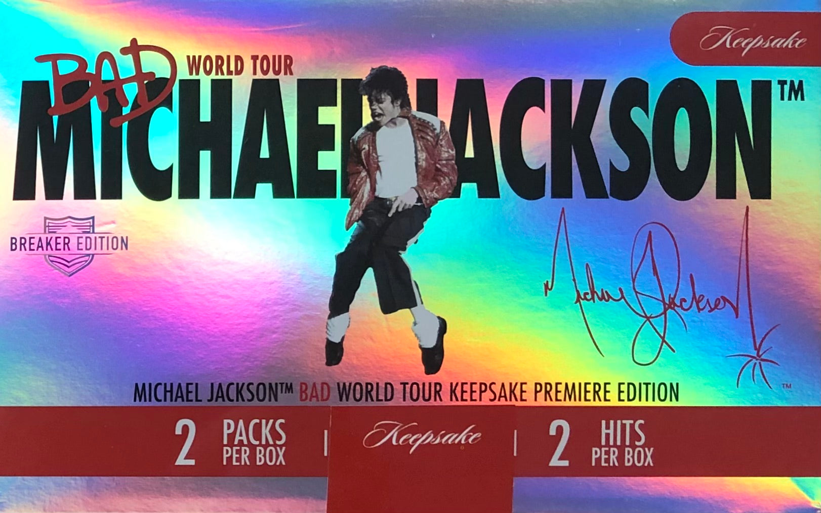 2025 Keepsake Michael Jackson Bad World Tour Collection Breaker