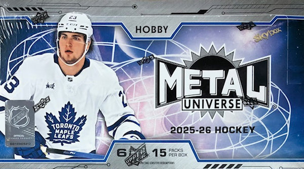 2025-26 Upper Deck Skybox Metal Universe Hockey Hobby Box (Call
