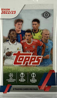 2022-23 Topps UEFA Club Competitions Soccer Hobby Pack