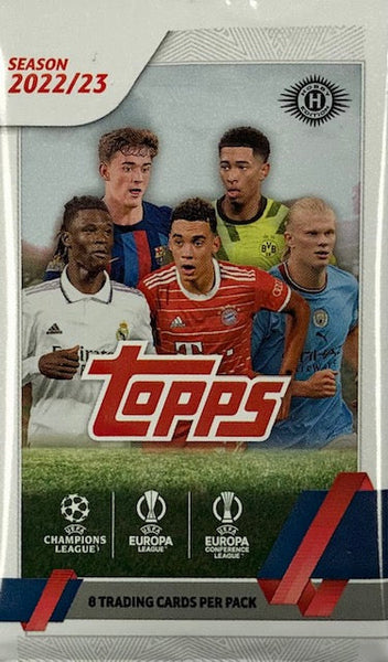 2022-23 Topps UEFA Club Competitions Soccer Hobby Pack