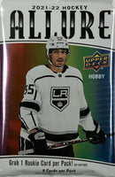 2021-22 Upper Deck Allure Hockey Hobby Pack (Call 708-371-2250 For Pricing & Availability)