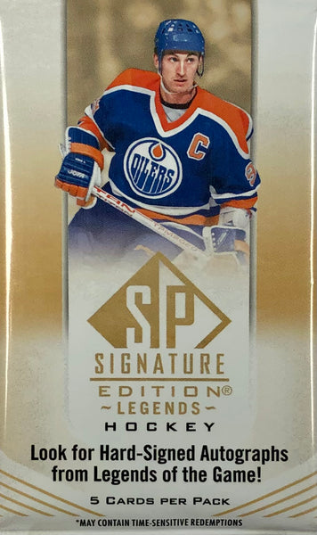 2020-21 Upper Deck SP Signature Edition Legends Hockey Hobby Pack (Call 708-371-2250 For Pricing & Availability)