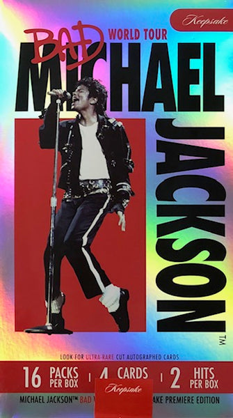 2025 Keepsake Michael Jackson Bad World Tour Collection Hobby Box
