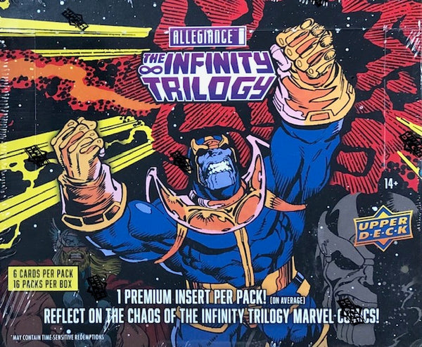 2023 Upper Deck Marvel Allegiance: The Infinity Trilogy Hobby Box (Call 708-371-2250 For Pricing & Availability)