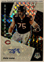 2020 Panini Mosaic Kyle Long Prizm Autograph Card