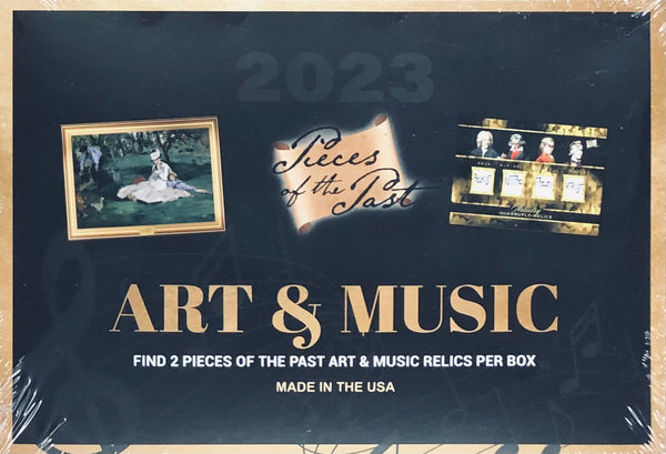 2023 Pieces of the Past Art and Music Edition Hobby Box