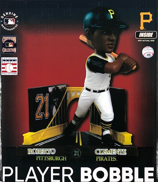 Pittsburg Pirates Legend Roberto Clemente MLB Career Stats Bobblehead /521