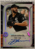 2022 Topps Tribute Lucas Giolito Autograph Card Serial Numbered 088/199