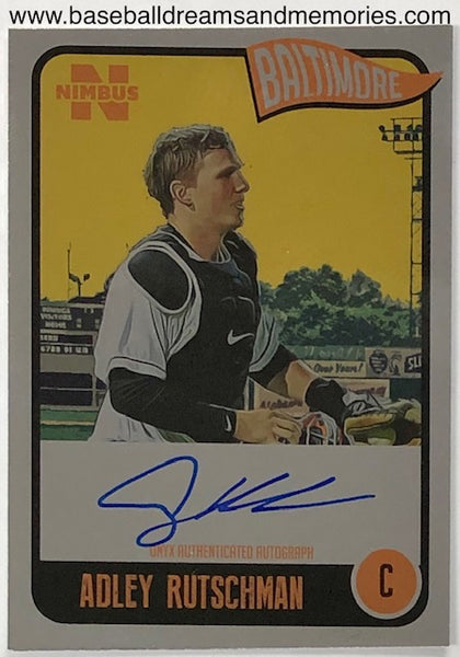 2020 Onyx Nimbus Adley Rutschman Autograph Card /325