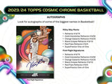 2023-24 Topps Cosmic Chrome Basketball Hobby Pack
