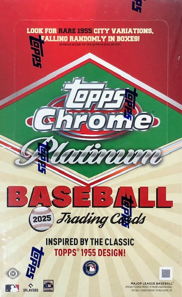 2025 Topps Chrome Platinum Baseball Hobby Box – Baseball Dreams & Memories