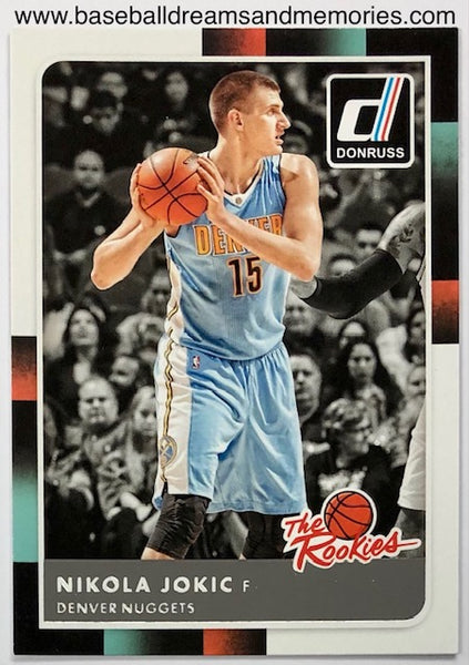 2015-16 Panini Donruss Nikola Jokic The Rookies Rookie Card