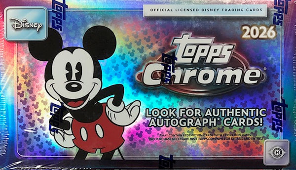 2026 Topps Chrome Disney Hobby Box – Baseball Dreams & Memories
