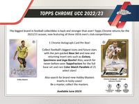 2022-23 Topps Chrome UEFA Club Competitions Soccer Hobby Pack