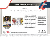 2022-23 Topps Chrome UEFA Club Competitions Soccer Hobby Pack