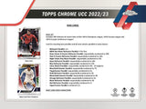 2022-23 Topps Chrome UEFA Club Competitions Soccer Hobby LITE Pack