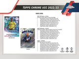 2022-23 Topps Chrome UEFA Club Competitions Soccer Hobby LITE Box