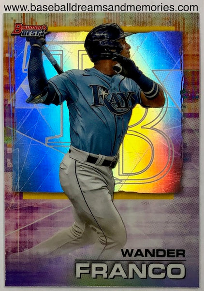 2021 Bowman's Best Wander Franco Refractor Card