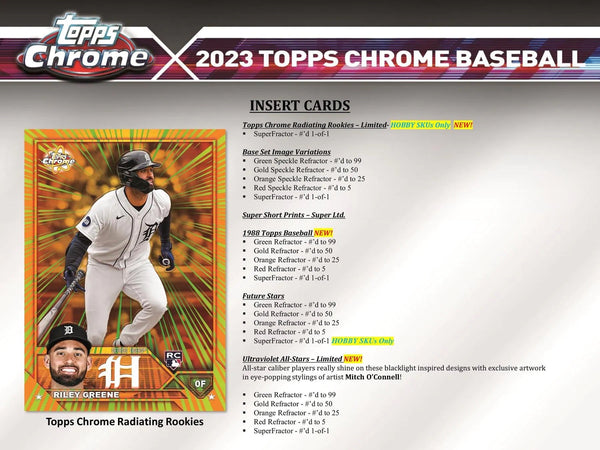 2023 Topps Chrome Baseball Hobby Jumbo Box – Baseball Dreams