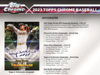 2023 Topps Chrome Baseball Hobby Jumbo Pack