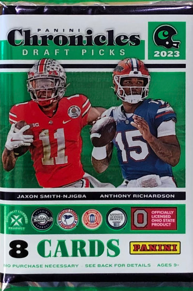 2023 Panini Chronicles Draft Picks Collegiate Football Hobby Pack