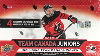 2022-23 Upper Deck Team Canada Juniors Hockey Hobby Box (Call 708-371-2250 For Pricing & Availability)