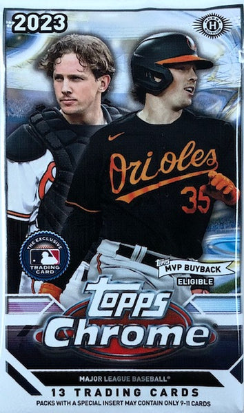 2023 Topps Chrome Baseball Hobby Jumbo Pack