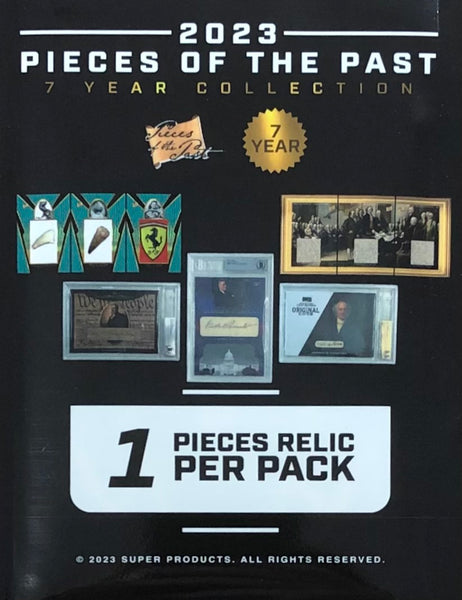 2023 Super Break Pieces of the Past 7 Year Collection Hobby Pack